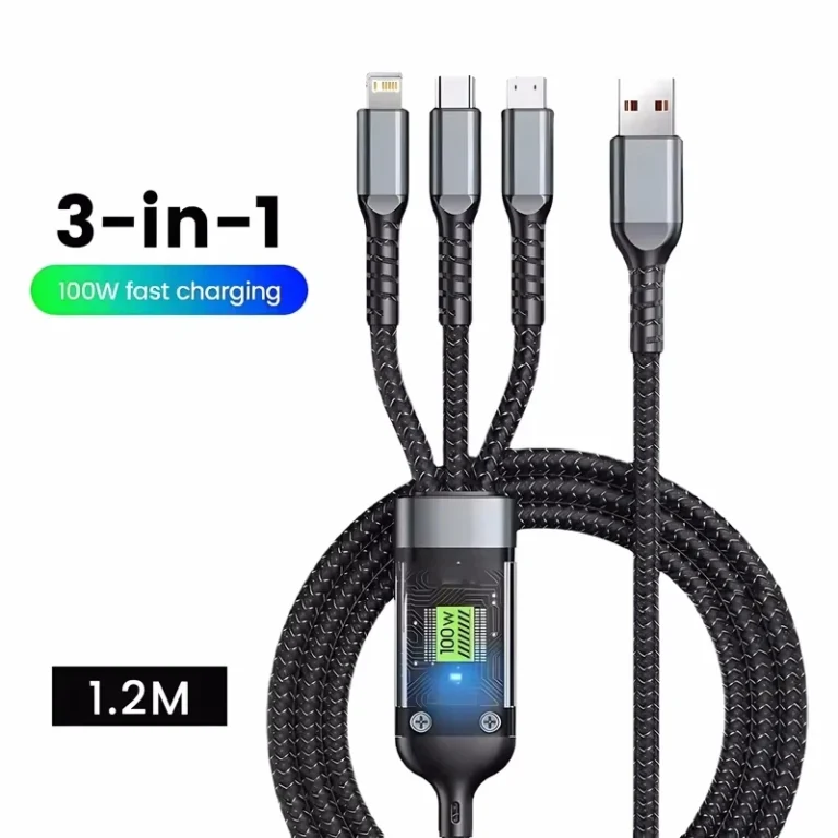 3-in-1 data cable 100W Fast Charging