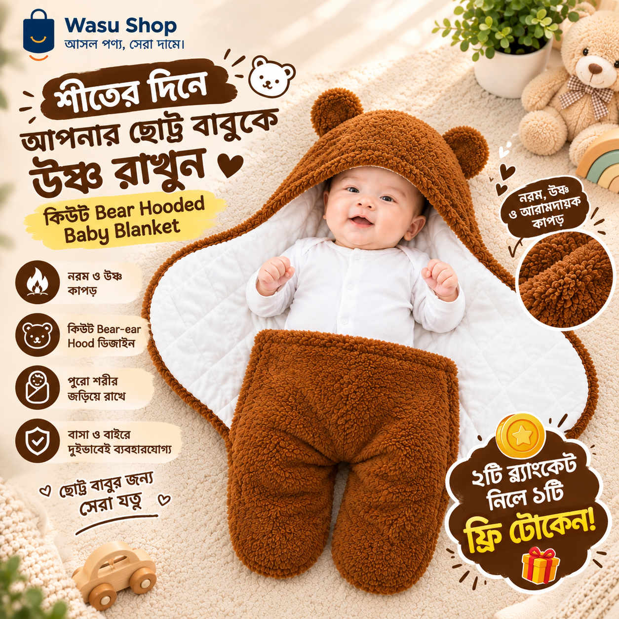 Baby Blanket (Brown)